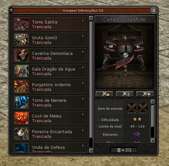 Dungeon Details (Dungeon Info V3)